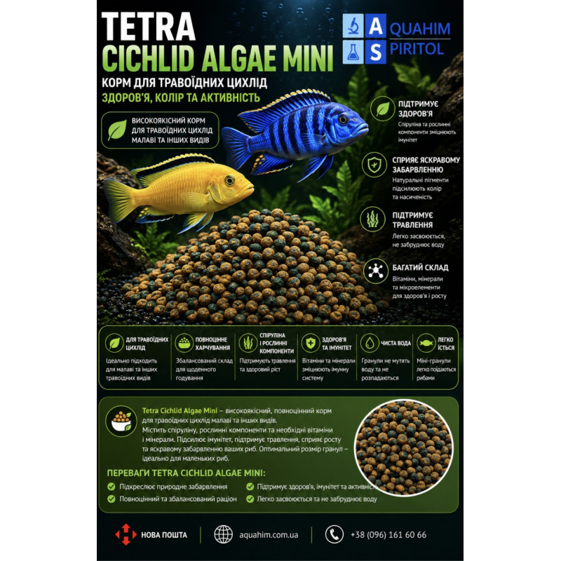 Tetra Cichlid Algae Mini.