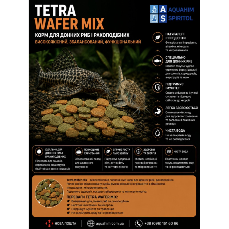 Tetra Wafer mix, 100 грам